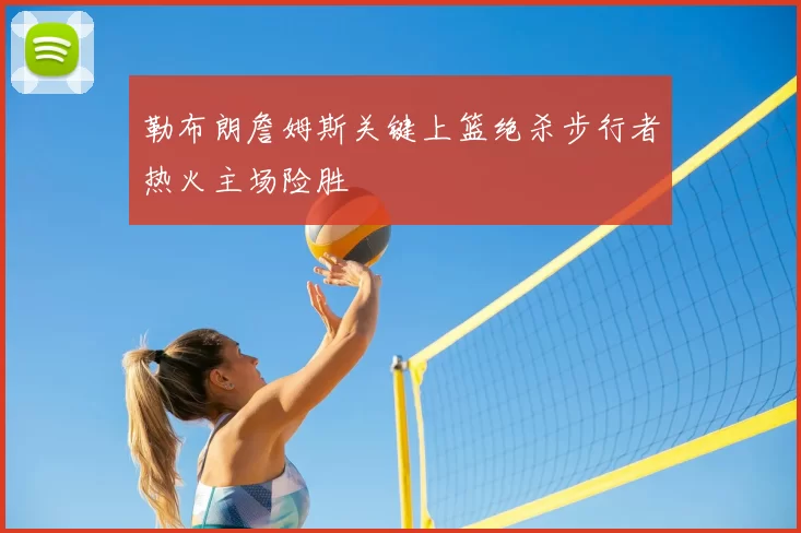 勒布朗詹姆斯关键上篮绝杀步行者热火主场险胜