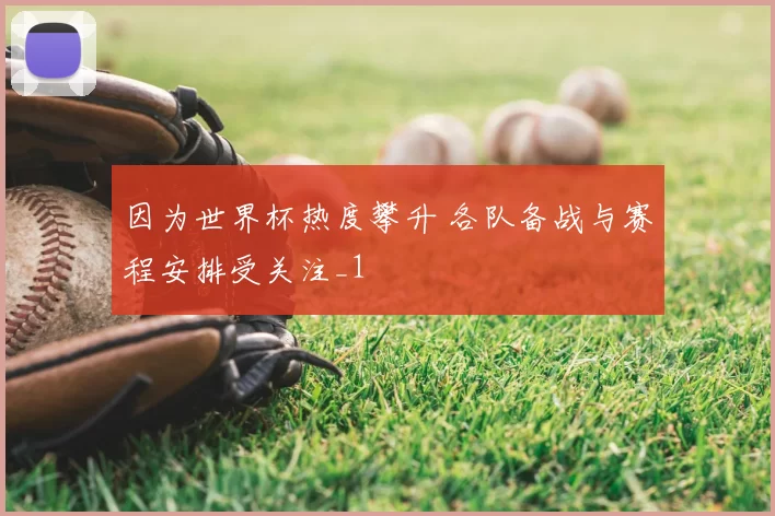 因为世界杯热度攀升 各队备战与赛程安排受关注_1