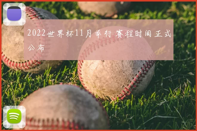 2022世界杯11月举行 赛程时间正式公布
